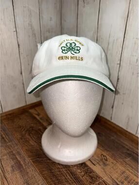 Men’s Golf US Open 2017 ERIN Hills CAP USGA Member White Strapback w/Ball Marker